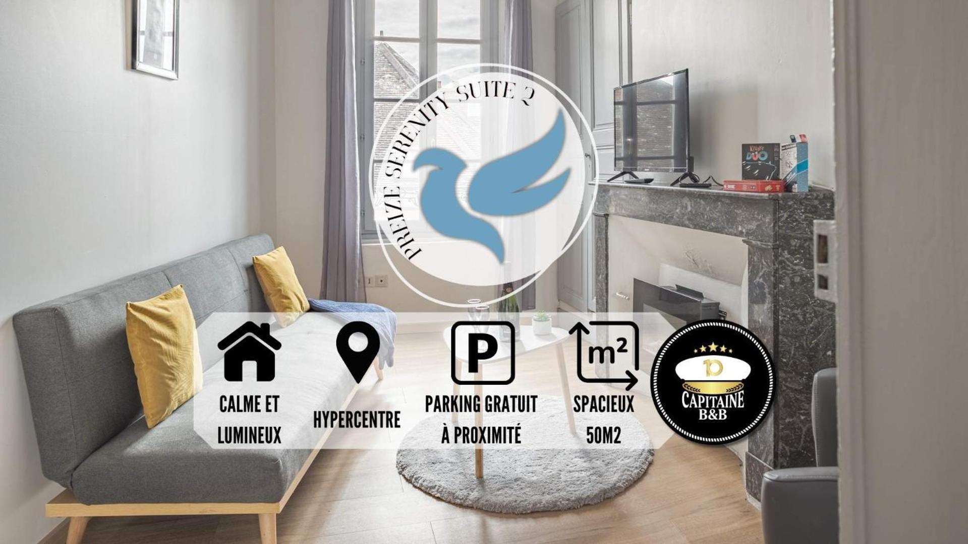 Preize Serenity Suite 2 - Hypercentre - 2 Pers. تروي المظهر الخارجي الصورة